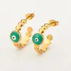 Pendientes Europeos y Americanos de Moda Nuevos Tendencia Diseño de Nicho Encaje Calado Versión Ancha Pendientes en Forma de C Pendientes Retro Joyería