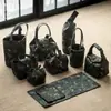 Moji Arte de Tela Hecho a Mano Mariposa Verde Colección de Accesorios para Ceremonia de Té: Tapete de Té Turquesa, Paño de Té, Bolsa para Juego de Té, Bolsa de Almacenamiento Portátil