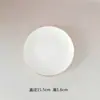 Prato de Jantar Redondo Ocidental de Cerâmica Estilo Europeu, Suprimentos para Hotel, Louça, Jogo de Mesa com Borda Dourada, Prato de Porcelana para Costela Bovina
