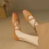 Zapatos Mary Jane retro de estilo francés con correa suave para mujer, zapatos de abuela de suela blanda para primavera y otoño, zapatos planos cómodos y versátiles