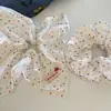 Dulce Diseño Versátil Bufanda Cuadrada de Lunares de Colores Goma para el Pelo de Lunares Alta Elasticidad Goma para el Pelo Accesorio para el Cabello Coreano