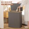Cesta de Almacenamiento de Tela Impermeable Nueva de Gran Capacidad con Tapa, Plegable a Prueba de Polvo para Ropa y Artículos Varios