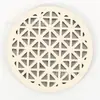 Posavasos de madera huecos de 10 cm transfronterizos, tapetes aislantes de calor para bebidas y café, manualidades decorativas DIY para el hogar