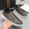 Zapatillas Deportivas Casuales de Lujo para Hombre de Cuero Genuino para Exportación Europea, Zapatos Blancos Elásticos Slip-On, Mocasines Fáciles de Usar