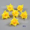 Cabeça de flor rosa pequena estilo coreano flor rosa simulação atacado decoração de casamento flor videira de flor DIY feita à mão guirlanda de floresta