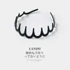 Diademas Onduladas al por Mayor en Yiwu para Hombres y Mujeres, Elegantes y Sencillas, Accesorios Especiales para el Cabello para Lavarse la Cara, con Dientes y Diadema Antideslizante