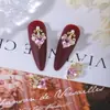 Estilo japonés de lujo ligero tridimensional joyería de zirconita para uñas colgante de perla mariposa concha Súper Brillante decoración de uñas de diamante