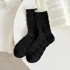 Meias Femininas Coreanas Ultra Finas Respiráveis de Cano Médio Atacado Renda Organza Vazadas Estilo Ballet Meias Largas