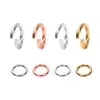 Jingde Jewelry Anillos Abiertos y Cerrados de Plata de Ley S925 Accesorios para Joyería Hechos a Mano DIY Anillo Conector para Pulsera
