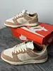 Zapatos Originales Puros para Hombre Putian Dunk Low Gris Blanco Gris Humo Niebla Retro Tenis Casuales Deportivos para Correr para Mujer
