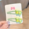 Grampo de Cabelo Borboleta Dopamina Infantil para Meninas, Presilha para Franja, Presilha Lateral Fofa Bb Clip Acessório de Cabelo