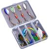 Set de Señuelos Compuestos de 10 Piezas con Anzuelos Triples, Anzuelos de Pesca, Señuelos, Señuelos Metálicos, Set de Señuelos para Venta Transfronteriza
