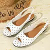 Zapatos de Verano para Mujer de Estilo Nuevo Transfronterizo Europeo y Americano con Punta Abierta Retro 2026 Tallas Grandes Suela Suave Venta al por Mayor Tallas Grandes