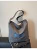 Bolso de Lona Transfronterizo para Mujer de Gran Capacidad 2025 Nuevo Verano Simple Versátil Hombro Cruzado Bolso Tote para Estudiante Universitario