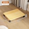 Base Móvel para Caixa de Armazenamento com Rodinhas Porta-Objetos Organizador Bandeja Principal Suporte para Vasos Suporte Inferior Suporte de Roda Universal