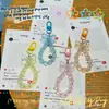 Llavero Colgante de Sirena con Lazo de Perlas Nuevo y Moderno Accesorio Pequeño para Funda de Teléfono Regalo para Niñas