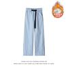 Calças de Neve Mais Vendidas para Homens, Novo Estilo de Inverno, À Prova de Vento, Resistente à Água, Quente, Forradas com Fleece, Fleece Raposa Prateada, Calças de Ski Unissex