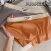 Roupa íntima masculina de algodão YZL cuecas boxer masculinas fio simples boxer masculino shorts respirável confortável masculinos