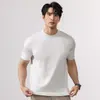 Ropa de Hombre Xintang 2026 Verano Estilo Old Money Color Sólido Cuello Redondo Camiseta de Punto Versátil Simple Manga Corta
