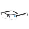 Gafas para presbicia con luz azul TR90 para hombres de mediana edad y ancianos, gafas para presbicia 100 150 200 250 300 350 grados