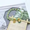 Pulseira de Contas de Ágata Vermelha com Gato da Sorte e Caractere da Fortuna, Pulseira em Alta no Tiktok, Presente para Melhor Amiga