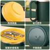 Acero Inoxidable 304 Taza para Comida Rápida Doble Capa Aislada Lonchera Tazón para Fideos Instantáneos Caja Bento para Estudiante y Trabajador de Oficina Regalo Taza para Comida Rápida