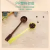 Colher para Pó de Fruta PP em Estoque Colher Medidora para Café Colher com Cabo Longo para Mexer Temperos Conjunto Especial de Colheres para Tempero de Loja de Chá com Leite