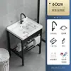 Lavabo Integrado de Cerámica de Alta Temperatura Lavabo para Ropa con Tabla de Lavar Lavabo para Balcón Baño Lavabo Lavabo Sobre Encimera