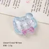 Acessórios de resina DIY de desenho animado, botões de animais brilhantes, presilhas de cabelo, capas de celular, fivelas de sapato, chaveiros, pingentes e acessórios
