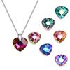 Abalorios DIY Accesorios Colgantes de Cristal Estrellas Copos de Nieve Luna Estrella de Mar Oso Hoja de Arce Múltiples Tamaños Coloridos Agujero para Colgar