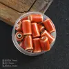 Acessórios de joalheria forno mudança contas de cerâmica tubo reto acessórios de colar material contas soltas acessórios material diy contas de cerâmica