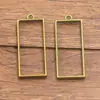 14 Estilos de Acessórios para Joias DIY de Liga Metálica Verdes, Pingentes em Formato de Lua, Redondos e Coração com Molduras Vazadas de Resina