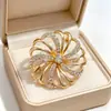 Broche de Tulipán de Zirconia de Alta Gama Xiliang Feizi Corsage de Tulipán Colorido Estilo Coreano Pin de Regalo Elegante Venta al por Mayor