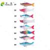 Nuevo Paquete de Colores Hengjia Señuelo Blando para Peces de Plomo Luya Pesca en Hielo Luya Señuelo Blando Peces de Múltiples Secciones Señuelo Blando al por Mayor