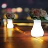 Luminária de mesa criativa LED para restaurante, vaso luminoso, atmosfera noturna, hotel, usb, recarregável, transparente, bar, internet, celebridade, controle remoto, lâmpada de mesa