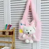 Nuevo Peluche de Oso de Dibujos Animados Bolso de Hombro Bolso Bandolera para Mujer Primavera y Verano Gran Capacidad Bolso de Regalo Productos de Comercio Exterior
