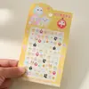 Pegatinas para Uñas Infantiles 5D Estéreo Relieve Dibujos Animados Pegatinas Luminosas para Uñas Portalápices Pegatinas Luminosas Linda Decoración para Dedos