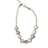 Pulseira de Pérolas de Água Doce Irregulares Rosa-Roxo Barrocas para Mulheres, Design de Nicho Levemente Luxuoso, Pulseira de Zircônia da Moda