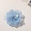 Acessórios de flor de rede com borda queimada de borboleta tridimensional doces e fofos para roupas DIY, acessórios de cabelo, sapatos, chapéus e acessórios de lapela