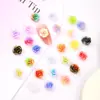 Nova Flor de Resina Macia Gardênia Rosa Cor Mutável Luminosa Resina Estereoscópica Diamante DIY Arte de Unha Joias Acessórios