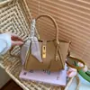 Bolso de Mano Versátil Texturizado para Mujer 2025 Nueva Moda Simple de Alta Gama Bolso de Hombro Elegante para Ir al Trabajo Bolso Balde