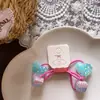 Gomas para el pelo estilo básico para niños, gomas para el pelo cuadradas estilo coreano, gomas para el pelo de caramelo retorcido con forma de corazón, gomas elásticas de alta elasticidad