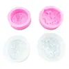 Molde para Sabão DIY Renda Dupla Felicidade Molde Formato Lírio Pode Ser Usado como Molde para Sabão Aromaterapia Vela Gesso