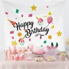 Tela Colgante de Fondo para Fiesta de Cumpleaños Estilo Coreano Ins para Fiesta Infantil, Celebración de los 100 Días, Tela Decorativa, Tela de Pared para Sesiones de Fotos en la Sala de Estar