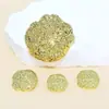 Botones Grandes de Metal Exquisitos con Forma Botones Pequeños Irregulares Cóncavos-Convexos Botones Decorativos de Abrigo de Lana Combinan con Todo