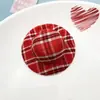 Nuevo Tela de Sombrero a Cuadros Rojos y Negros Joyería Accesorios Material para Manualidades Mayorista Juguetes Accesorios para Muñecas Venta al por Mayor en Stock
