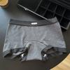 60 Contagens Algodão Penteado Colorido Cuecas Boxer de Algodão Puro Femininas para Meninas, Algodão Crotch Amigável à Pele e Respirável Cuecas Íntimas Femininas de Cintura Média Cuecas Boxer Pequenas