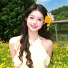 Pin para el cabello rosa puro y etéreo con un diseño fresco de borla estampado en caliente, un nuevo tocado de estilo chino para Hanfu