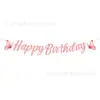 Nuevo Set de Decoración para Fiesta Navideña con Temática de Mariposa Rosa Primavera de Amazon Pancarta de Letras Florales