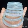 Pulsera de ágata calcedonia aquamarina semilla de hielo al por mayor pulsera de barra redonda de calcedonia ágata cian aceite congelado Tianqing pulsera de jade en vivo